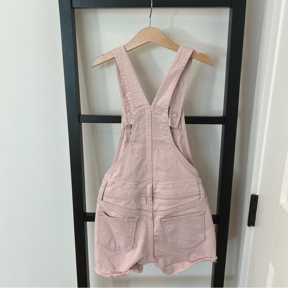 Girls denim overall shorts lot 7/8 - Picture 6 of 9
